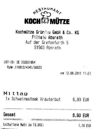 oflu Hffner Kochmtze Restaurant